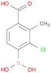 4-Borono-3-chloro-2-methyl-benzoicacid