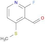2-Fluoro-4-(methylthio)nicotinaldehyde