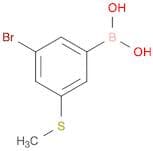 (3-bromo-5-(methylthio)phenyl)boronicacid