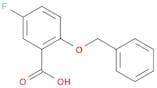 5-Fluoro-2-(phenylmethoxy)benzoic acid
