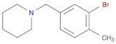 1-(3-Bromo-4-methylbenzyl)piperidine