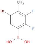 (5-bromo-2,3-difluoro-4-methylphenyl)boronicacid