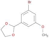 1,3-Dioxolane, 2-(3-bromo-5-methoxyphenyl)-