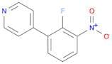 4-(2-fluoro-3-nitrophenyl)pyridine