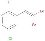 2-(2,2-Dibromovinyl)-4-chloro-1-fluorobenzene