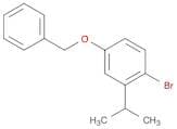 Benzene, 1-bromo-2-(1-methylethyl)-4-(phenylmethoxy)-