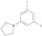 Pyrrolidine, 1-(3-fluoro-5-iodophenyl)-