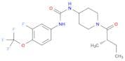 (S)-1-(3-Fluoro-4-(trifluoromethoxy)phenyl)-3-(1-(2-methylbutanoyl)piperidin-4-yl)urea