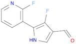 4-Fluoro-5-(2-fluoro-3-pyridinyl)-1H-pyrrole-3-carboxaldehyde