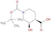 (3R,4R)-1-(tert-butoxycarbonyl)-3-hydroxypiperidine-4-carboxylic acid