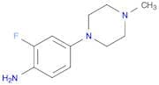 2-fluoro-4-(4-methyl-1-piperazinyl)-Benzenamine