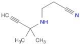 3-((2-Methylbut-3-yn-2-yl)amino)propanenitrile