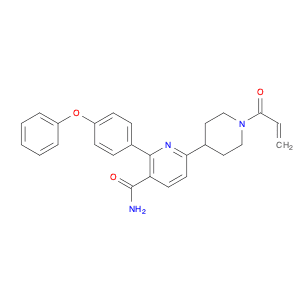 6-(1-Acryloylpiperidin-4-yl)-2-(4-phenoxyphenyl)nicotinamide