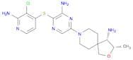 (3S,4S)-8-(6-Amino-5-((2-amino-3-chloropyridin-4-yl)sulfanyl)pyrazin-2-yl)-3-methyl-2-oxa-8-azaspi…