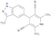 2,6-Dimethyl-4-(3-methyl-1H-indazol-5-yl)-1,4-dihydropyridine-3,5-dicarbonitrile