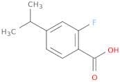 2-Fluoro-4-(propan-2-yl)benzoic acid