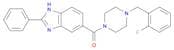 (4-(2-Fluorobenzyl)piperazin-1-yl)(2-phenyl-1H-benzo[d]imidazol-6-yl)methanone