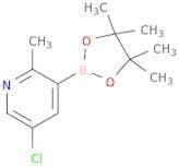 5-Chloro-2-methyl-3-(4,4,5,5-tetramethyl-1,3,2-dioxaborolan-2-yl)pyridine