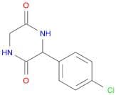 3-(4-Chlorophenyl)piperazine-2,5-dione