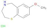 7-Methoxy-2,3,4,5-tetrahydrobenzo[f][1,4]thiazepine hydrochloride