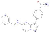 4-[5-(3-Pyridylmethylamino)pyrazolo[1,5-a]pyrimidin-3-yl]benzamide