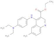 Ethyl 4-((4-(diethylamino)phenyl)amino)-6-methylquinoline-3-carboxylate