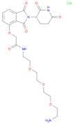 Thalidomide-O-amido-PEG3-C2-NH2 (hydrochloride)