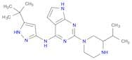 (R)-N-(5-(tert-Butyl)-1H-pyrazol-3-yl)-2-(3-isopropylpiperazin-1-yl)-7H-pyrrolo[2,3-d]pyrimidin-4-…