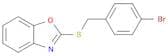2-((4-Bromobenzyl)thio)benzo[d]oxazole