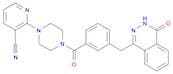 2-(4-(3-((4-Oxo-3,4-dihydrophthalazin-1-yl)methyl)benzoyl)piperazin-1-yl)nicotinonitrile