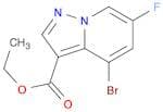 Ethyl 4-bromo-6-fluoropyrazolo[1,5-a]pyridine-3-carboxylate