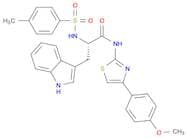 (S)-3-(1H-Indol-3-yl)-N-(4-(4-methoxyphenyl)thiazol-2-yl)-2-(4-methylphenylsulfonamido)propanamide