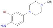 2-Bromo-4-(4-methylpiperazin-1-yl)aniline