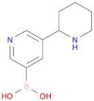 5-(piperidin-2-yl)pyridin-3-ylboronicacidhydrochloride