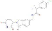 2-(4-Chlorophenyl)-N-((2-(2,6-dioxopiperidin-3-yl)-1-oxoisoindolin-5-yl)methyl)-2,2-difluoroacetam…