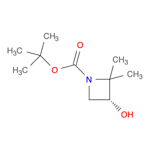 tert-butyl(3R)-3-hydroxy-2,2-dimethyl-azetidine-1-carboxylate
