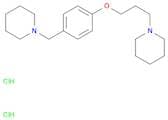 1-(4-(3-(Piperidin-1-yl)propoxy)benzyl)piperidine dihydrochloride