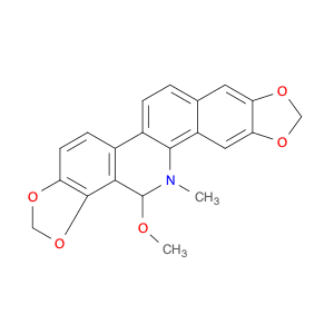 (-)-14-Methoxy-13-methyl-13,14-dihydro-[1,3]dioxolo[4',5':4,5]benzo[1,2-c][1,3]dioxolo[4,5-i]phena…