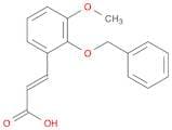 (E)-3-(2-(benzyloxy)-3-
-methoxyphenyl)acrylic acid