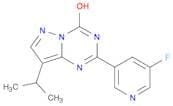2-(5-fluoropyridin-3-yl)-8-isopropylpyrazolo[1,5-a][1,3,5]triazin-4-ol