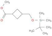 Methyl 3-(((tert-butyldimethylsilyl)oxy)methyl)cyclobutane-1-carboxylate