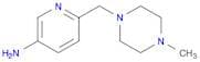 6-((4-methylpiperazin-1-yl)methyl)pyridin-3-amine