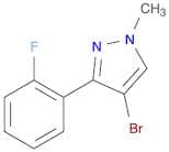 4-BROMO-3-(2-FLUOROPHENYL)-1-METHYL-1H-PYRAZOLE