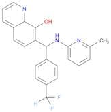 7-{[(6-methylpyridin-2-yl)amino][4-(trifluoromethyl)phenyl]methyl}quinolin-8-ol