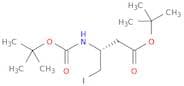 1,1-Dimethylethyl (3R)-3-[[(1,1-dimethylethoxy)carbonyl]amino]-4-iodobutanoate