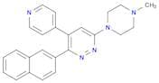6-(4-methyl-1-piperazinyl)-3-(2-naphthalenyl)-4-(4-pyridinyl)-pyridazine