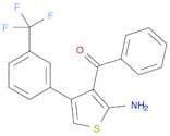 [2-amino-4-[3-(trifluoromethyl)phenyl]-3-thienyl]phenyl-methanone