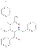 N-[1,4-dihydro-1,4-dioxo-3-[(phenylmethyl)amino]-2-naphthalenyl]-N-[(4-fluorophenyl)methyl]-acetam…