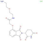 N-(2-(2-Aminoethoxy)ethyl)-2-((2-(2,6-dioxopiperidin-3-yl)-1,3-dioxoisoindolin-4-yl)oxy)acetamide …