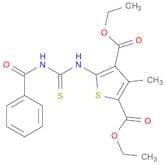 2,4-Diethyl 3-methyl-5-{[(phenylformamido)methanethioyl]amino}thiophene-2,4-dicarboxylate